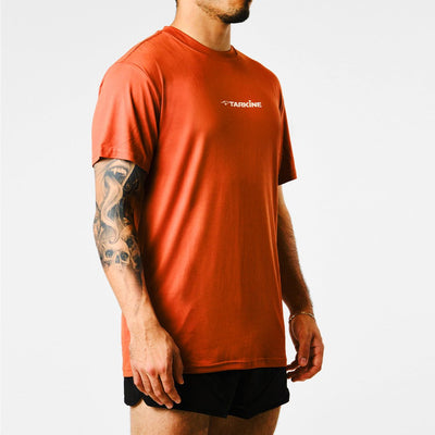 Men's Tarkine Ultra-Eco Run Tee (Orange/Standard Thickness) - Premium  from TARKINE SPORT - Just $75! Shop now at TARKINE RUNNING